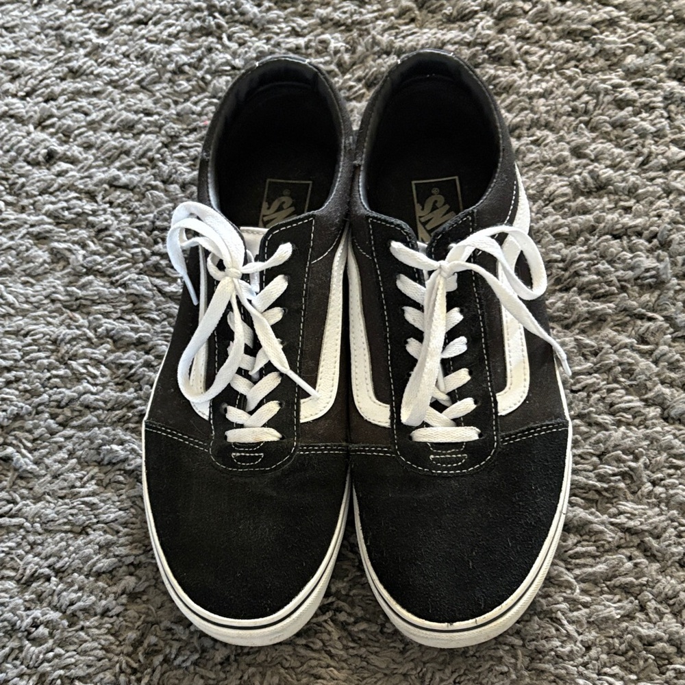 Vans Classic Black and White Sneakers
